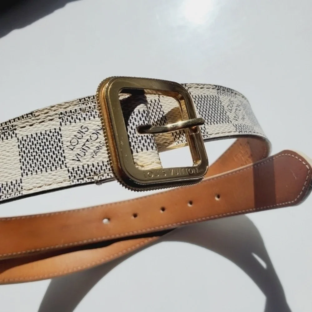 Louis Vuitton Damier Azur Belt size 38